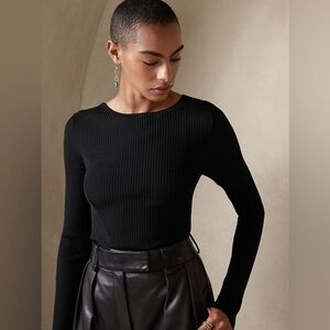 Banana Republic Ines Scoop Back Sweater